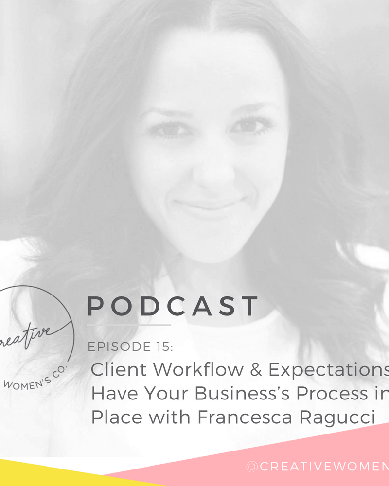 Episode #15: Client Workflow & Expectations: Have Your Business’s Process in Place with Francesca Ragucci